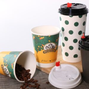 Custom Double Wall Hot Paper Cups-imlcustomcup